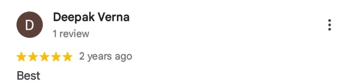 Google reviews